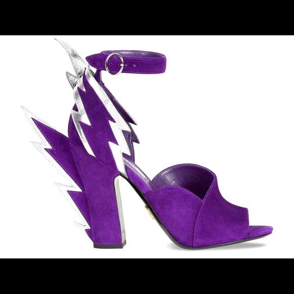 Prada Thunderbolt Ankle Strap Sandals 36 - Picture 8 of 15